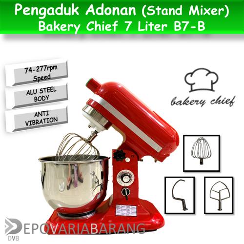 Jual BAKERY CHIEF Mixer Pengaduk Adonan 7 LITER B7B Non