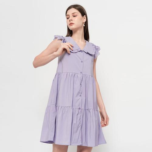 Foto Produk Chocochips - Loretta Dress Lilac - Ungu, S dari Chocochips Official Shop
