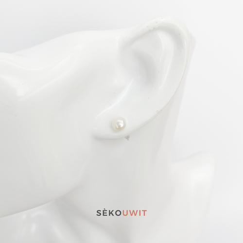 Gambar LANTANA Freshwater Pearl Stud Earrings / Anting Tusuk Mutiara Asli - 6 MM dari Sekouwit Kab. Bogor Tokopedia