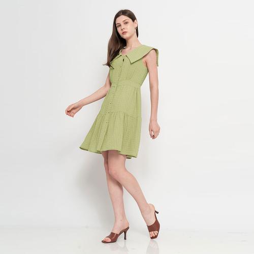 Foto Produk Chocochips - Kleo Dress Matcha - Hijau, S dari Chocochips Official Shop