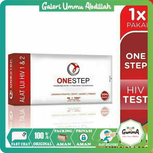Promo Onestep HIV Test Akurat Uji HIV 1 & 2 One Step HIV Alat Tes