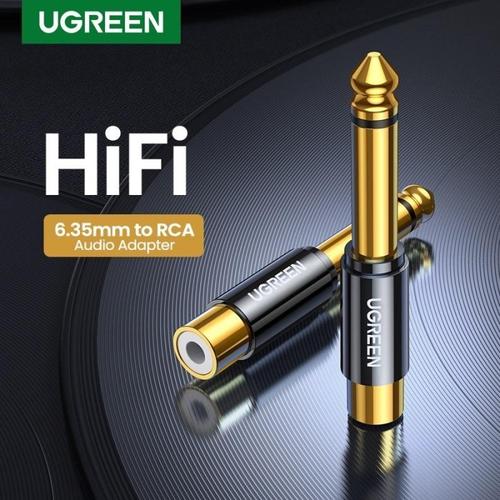 Jual Ugreen 6.35mm Male to RCA Female 