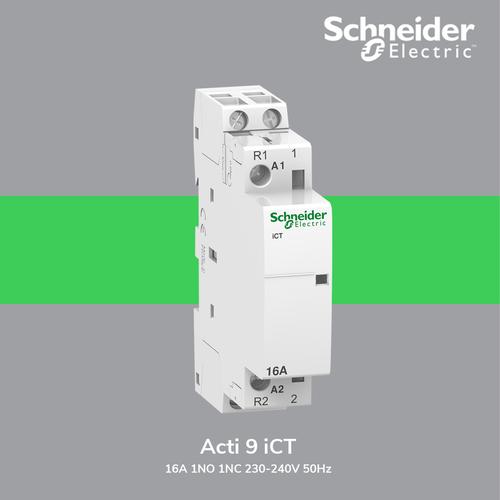 Contacteur Schneider A9C22711 16A 1NO - Pour Acti9 230-240VCA - Neuf