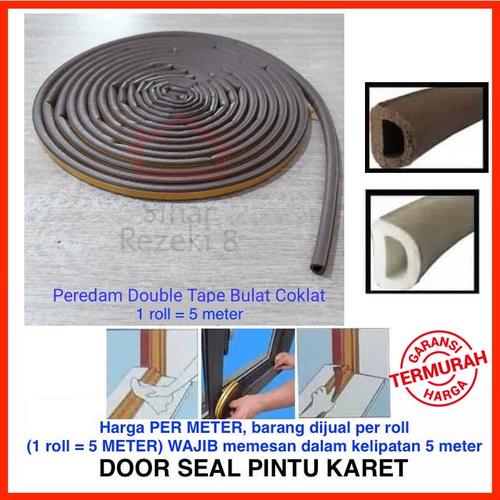 Foto Produk Peredam Pintu Door Seal Penutup Celah Jendela Karet Kedap Suara Mohair - Cokelat dari Sinar Rezeki 8