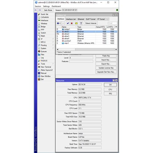 Gambar TP-Link OS Firmware Mikrotik RB941-2nD Lisensi Level 4 dari OpenWrt Shop Kota Depok Tokopedia