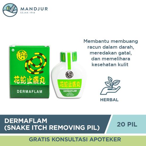 Gambar Dermaflam (Snake Itch Removing Pills) - Obat Gatal, Biduran, Eksim dari mandjur Jakarta Pusat Tokopedia
