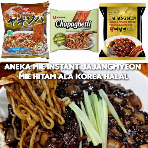 Jual jual jajangmyeon ramen Halal instant samyang jepang mie hitam