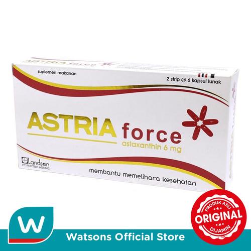 Gambar Astria Force 6mg 2X6'S (BOX) dari Watsons Indonesia undefined Tokopedia