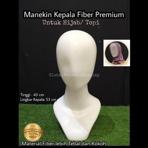 Jual Manekin Kepala Polos / Manekin Kepala Untuk Jilbab Kota