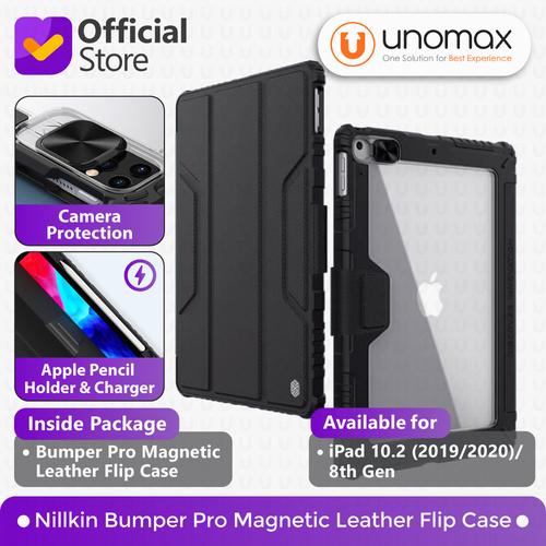 Foto Produk Case iPad 8 (2020) / 7 (2019) 10.2" Nillkin Bumper Magnetic Flip - Hitam dari unomax