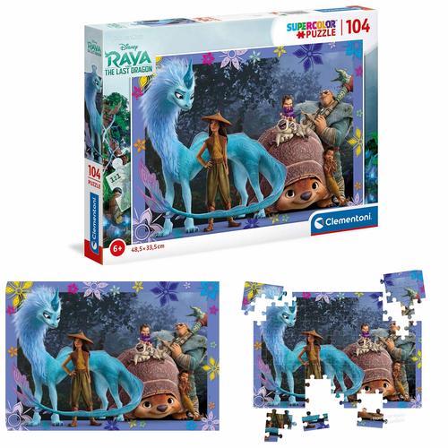 Jual CLEMENTONI DISNEY RAYA AND THE LAST DRAGON SUPERCOLOR 104 PCS 6 ...