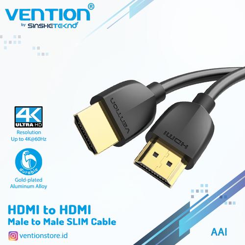 Foto Produk kabel HDMI Vention AAI Portable Slim Design V2.0 HDR Gold Plated - AAIBF dari VENTION by SinsheTekno