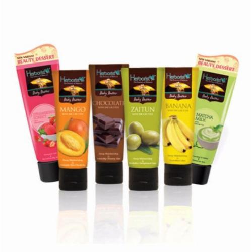 Jual HERBORIST BODY BUTTER 80G (TUBE) Chocolate Kota Bandung NS