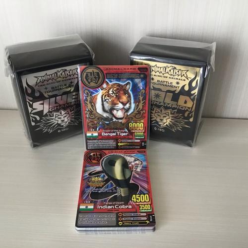 Foto Produk Set ultra rare tournament card + box silver & gold - bengal tiger dari Jotei
