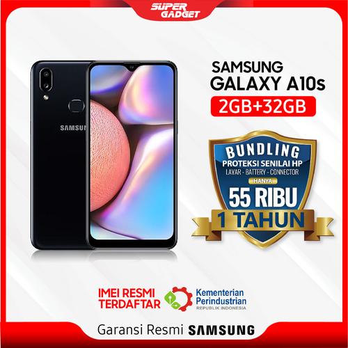 Foto Produk Samsung A10s 2/32 GB Galaxy Smartphone RAM 2 ROM 32 2/32GB Murah Resmi - Hitam, Non Bundle dari SUPER_GADGET