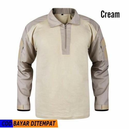 t-shirts/kaos baju bdu cream 