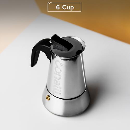 Jual 6 Cup Mokapot Stainless Steel 