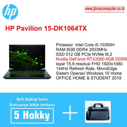 Jual HP Pavilion Gaming 15-DK1064TX 