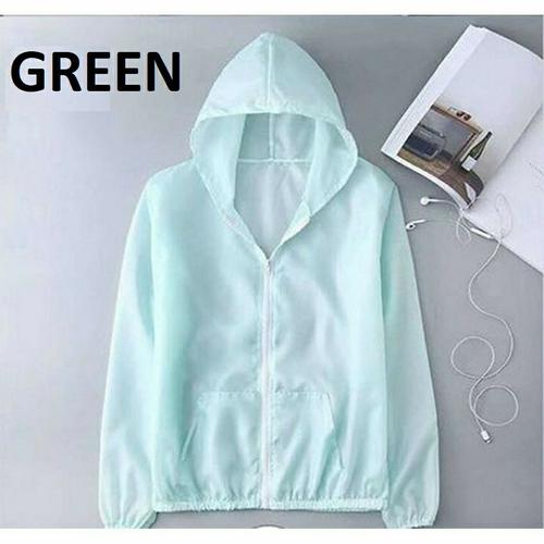 Gambar Jaket Running Sepeda Lari Wanita korea Anti air - Lightgreen dari SUNFLOBDG Jakarta Barat Tokopedia