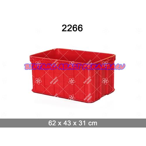 Jual 2266 KERANJANG PLASTIK CONTAINER INDUSTRI RABBIT - Merah - Kota ...