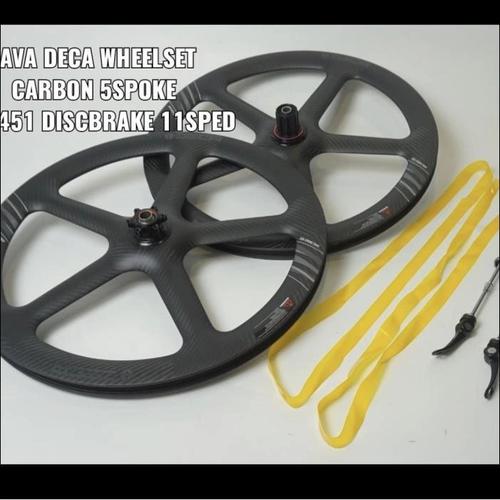 Jual wheelset java deca carbon 5 spoke 20 451 discbrake - Jakarta Barat ...