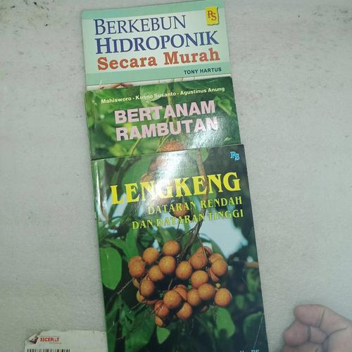 Jual Buku Cara Berkebun Hidroponik,Cara bertanam Rambutan dan ...