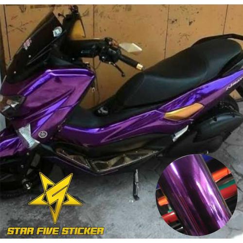 Foto Produk Stiker Skotlet Bodi Motor Warna Ungu Metalik dari stiker scotlet motor