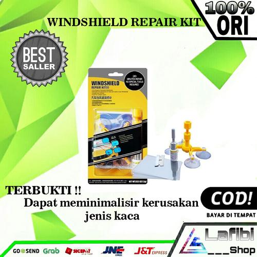 Jual windshield repair kit glass lem kaca mobil yang retak dan pecah