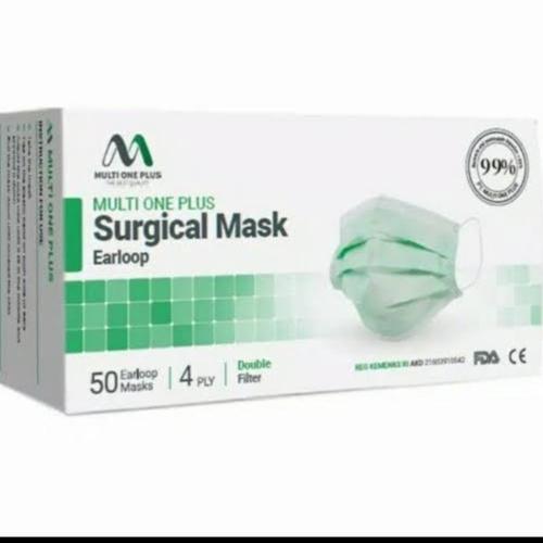 Foto Produk masker Medis Multi One Plus 4 Ply Earloop setara Sensi / Surgical Mask - EARLOOP 4PLY dari Asykar77
