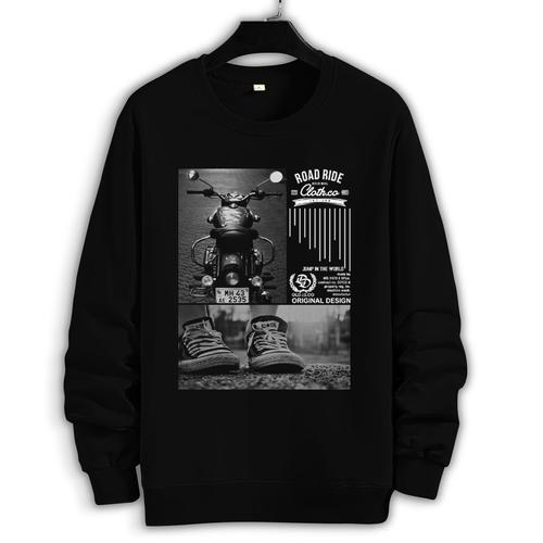 Gambar Sweater Pria ROAD RIDE- Lengan Panjang / Atasan Pria / Fashion Pria / - HITAM, M dari KITAMITRA Jakarta Barat Tokopedia