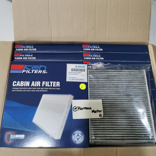Gambar Saringan Filter ac KEN Carbon-C Innova reborn Fortuner VRZ Voxy C-HR - D29102 C Black dari Herman_motorengineer Jakarta Barat Tokopedia