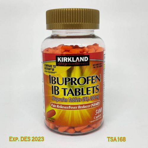 Jual Kirkland Signature Ibuprofen IB 200 mg 500 Caplets Kab. Bandung
