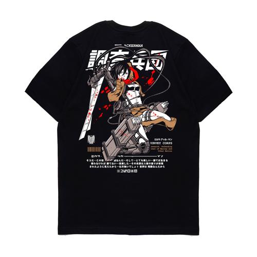Foto Produk KIZARU Kaos Anime SNK MIKASA ACKERMAN - XL dari KIZARU WORLD