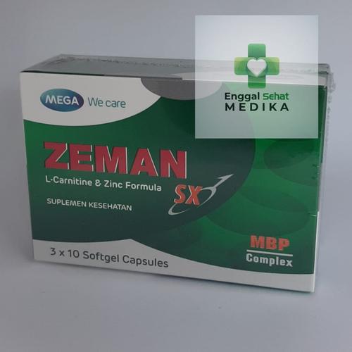 Jual ZEMAN SX LCarnitine & Zinc Formula Suplemen Kesehatan Jakarta Timur Enggal Sehat