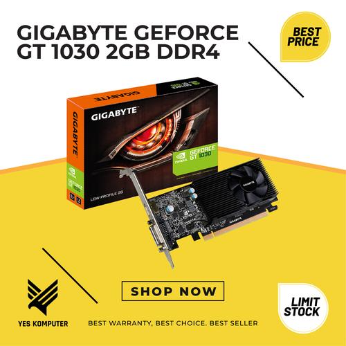 Gambar VGA Gigabyte GT 1030 2GB DDR4 dari Yes Komputer Official Jakarta Pusat Tokopedia