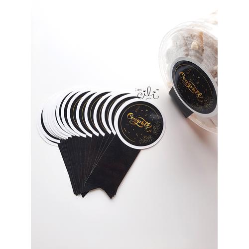 Foto Produk (SN031) stiker congrats hitam elegan (uk 8x15cm) dari i am CiLi