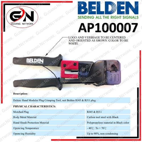 Jual Belden CAT6 Crimping Tool Modular Plug RJ45 RJ11 ORIGINAL