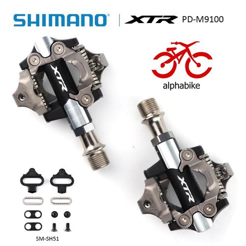 Jual [ORIGINAL] PEDAL MTB SHIMANO XTR PD-M9100 INCLUDE CLEAT SH51