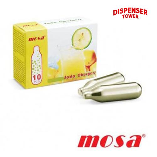 Jual mosa soda chargers co2 / charger soda gas / gas soda charger