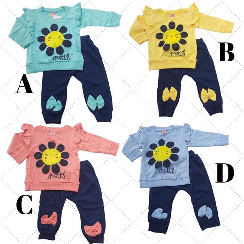 Foto Produk Baju Setelan anak perempuan fashion baju pergi terlaris L109 Brand gk dari Goldenkid Shop