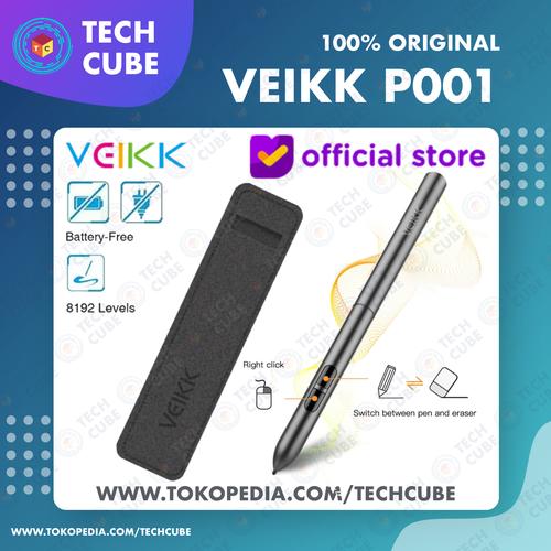 Foto Produk VEIKK P001 Digital Drawing Pen Stylus for VEIKK S640 VEIKK A30 dari Tech Cube