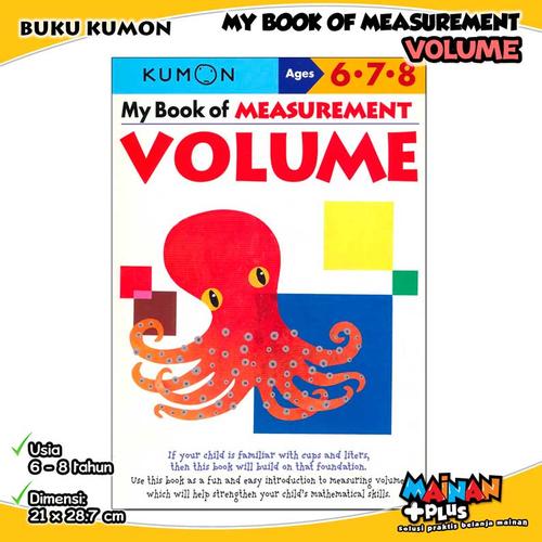 Foto Produk BUKU ANAK KUMON MY BOOK OF MEASUREMENT VOLUME 6 7 8 dari MainanPlus