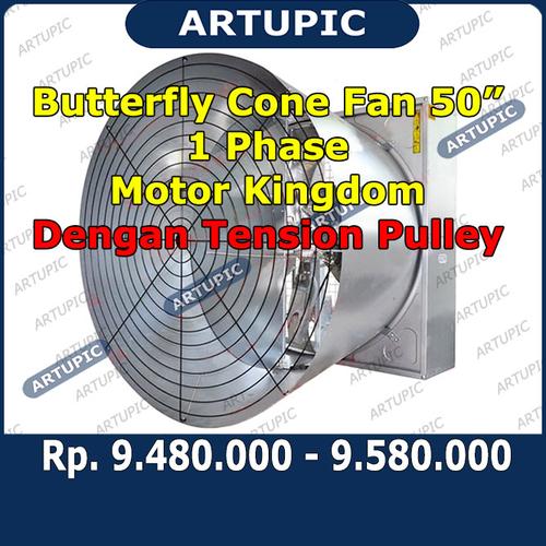 Gambar Butterfly Cone Fan 50 Inch 1 Phase Motor Kingdom Kipas Kandang Ayam dari ArtupicPeralatanPeternak Kota Tangerang Selatan Tokopedia
