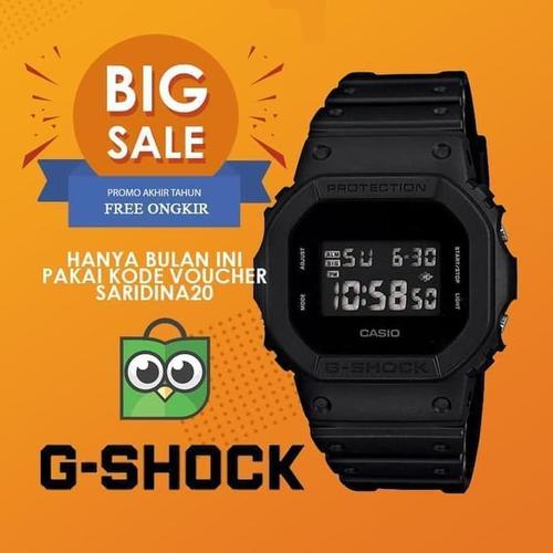 Jual Jam Pria Casio G-Shock DW-5600 BB Jam GShock DW5600 ALL Black -  Jakarta Timur - Addison Olshop | Tokopedia