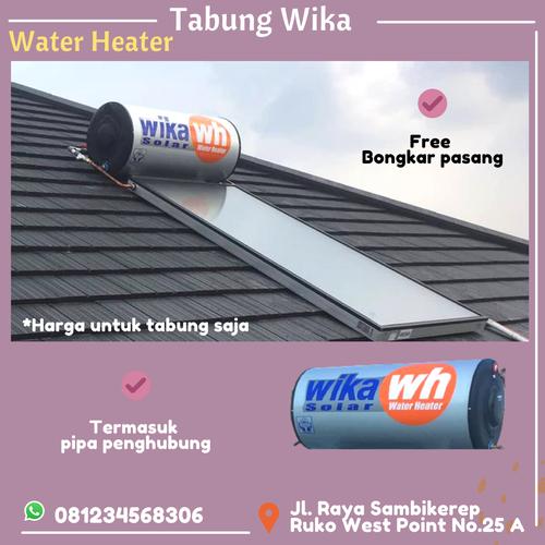 Wika Aircon Water Heater Wika Solar Water Heater 300 Liter Pemanas