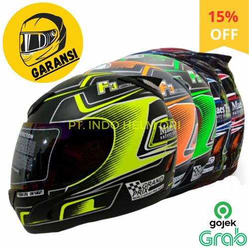 Gambar Helmet / Helm Full Face JPN F3 Series Murah Original dari INDO HELM ORI Jakarta Utara Tokopedia