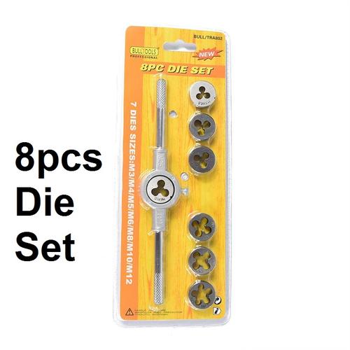 Gambar Set Tap Die Alat Metrik Terlaris Alat Pembuat Drat Metric Hand Tap Set - Die Set 8pcs dari Rumix Jakarta Utara Tokopedia