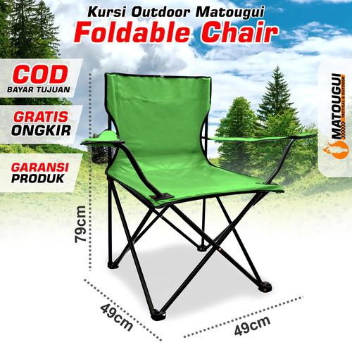 Foto Produk Kursi Lipat Outdoor Matougui Portable Chair KS8405 - Hijau dari first tactical