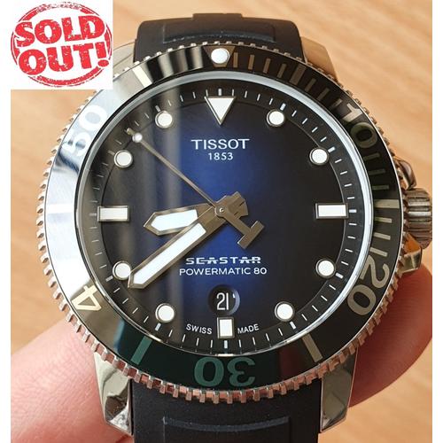 Jual Tissot Seastar Automatic Deep Blue 