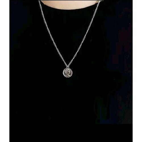 Jual Thin Coin Necklace / Kalung 